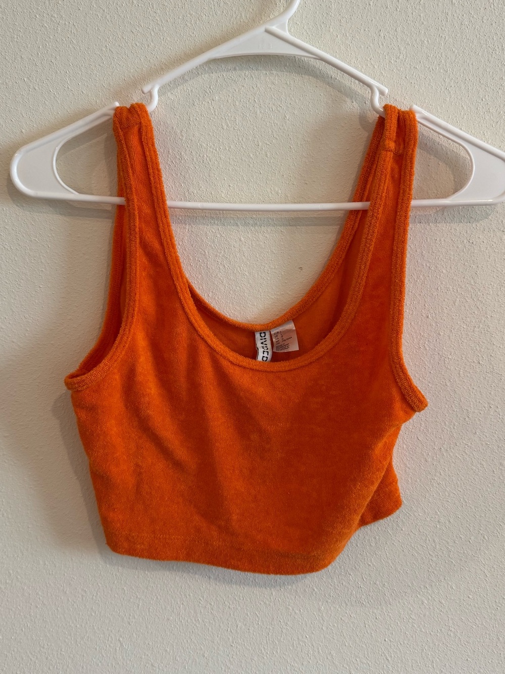 Orange Tank Crop Top